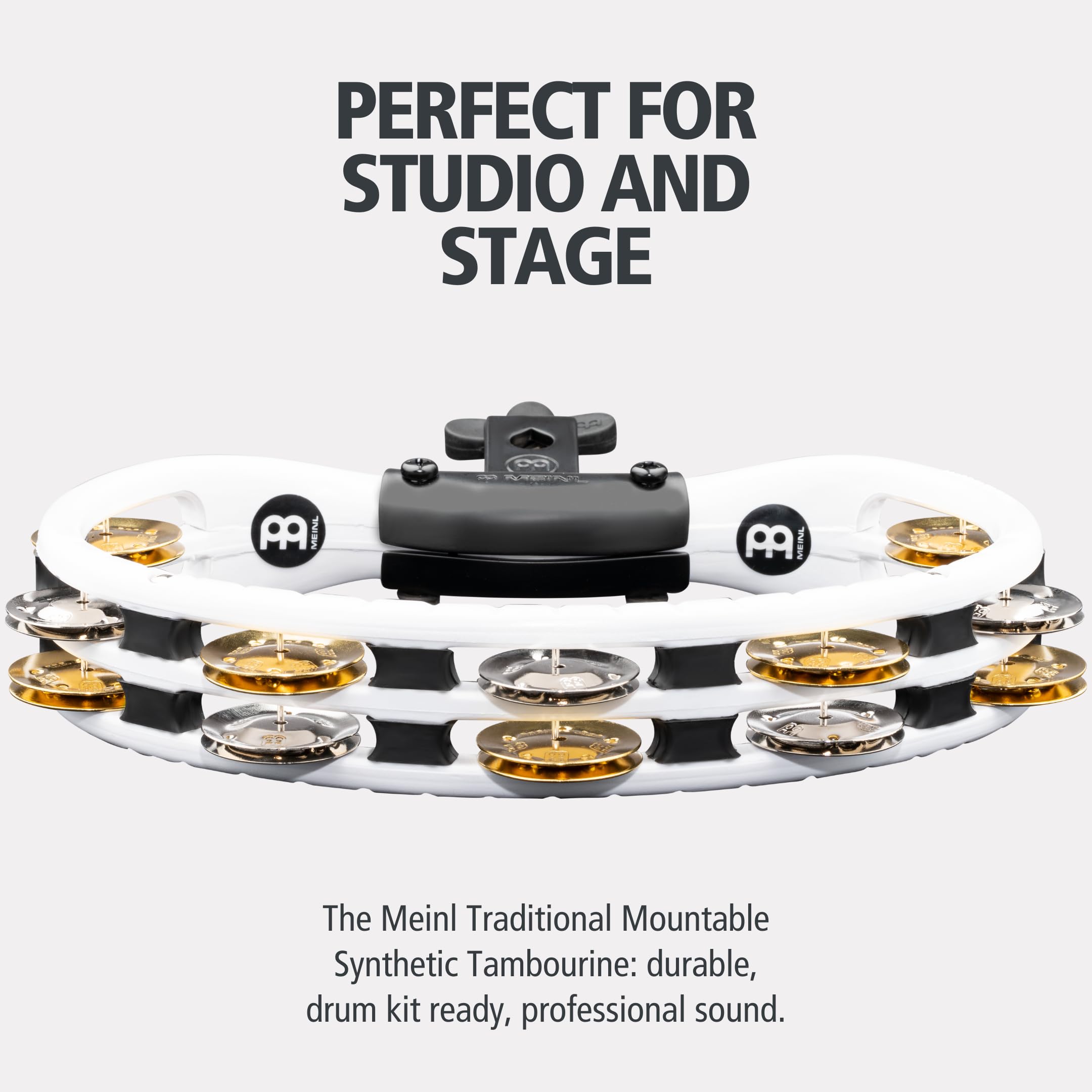 Amazon | MEINL Percussion マイネル タンバリン Recording-Combo ABS
